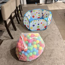 Baby Ball Pit & Ball Bag