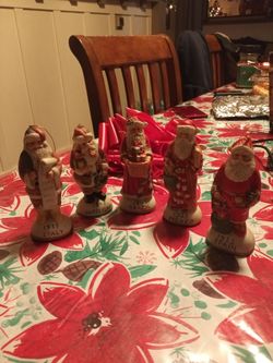 Vintage Santas.