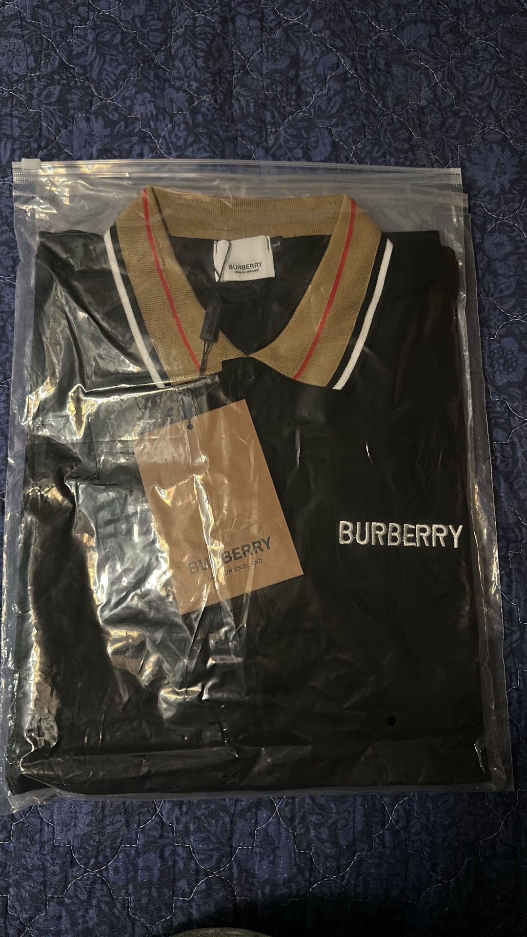 Black Burberry Shirt