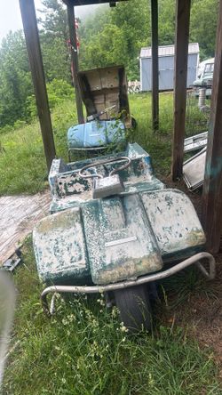 1970s  and Harley Davidson golfcarts