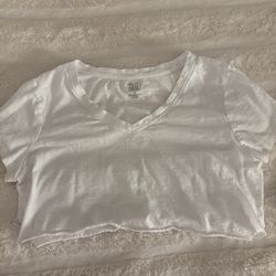 FallsCreek Women's White crop top