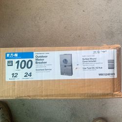 Outdoor Meter Braker Panel 100amp
