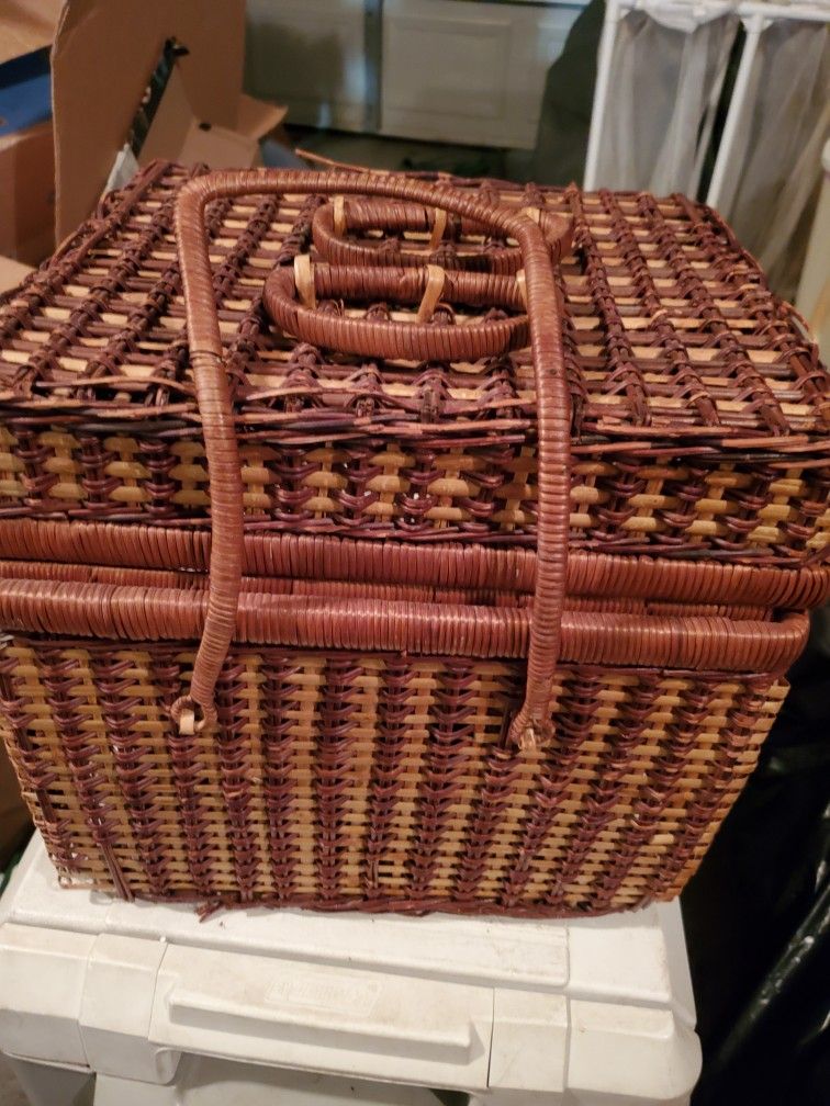 Wicker Picnic Basket
