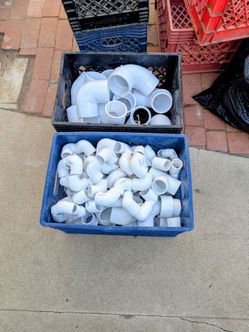 PVC fittings.