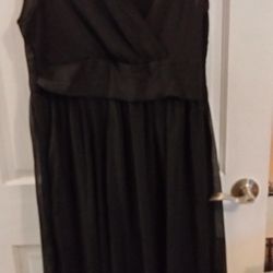 Women's Plus Size 2X Black Dress