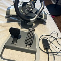 Xbox 360 Wheel And Pedals