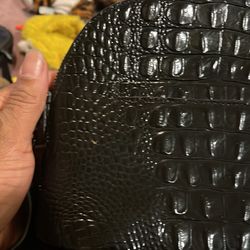 Brahmin  Black Leather Cross Body Purse