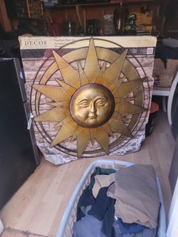Sun Face Wall Art
