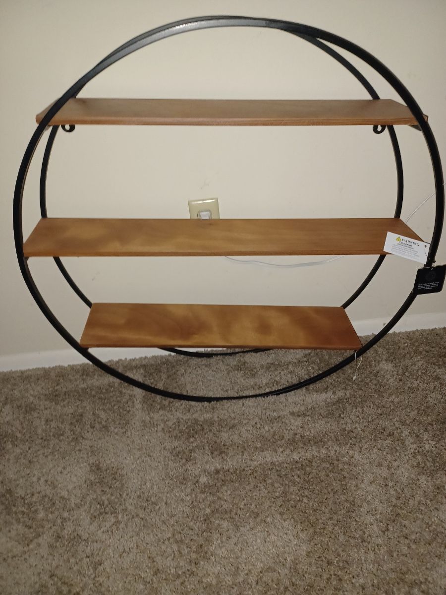3 Foot Round Shelf