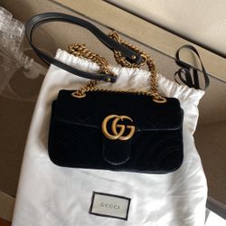 Gucci Velvet Mini GG Marmont