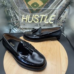 G.H. Bass & Co. Weejuns Black Tassel Loafers Men’s Sz 7.5