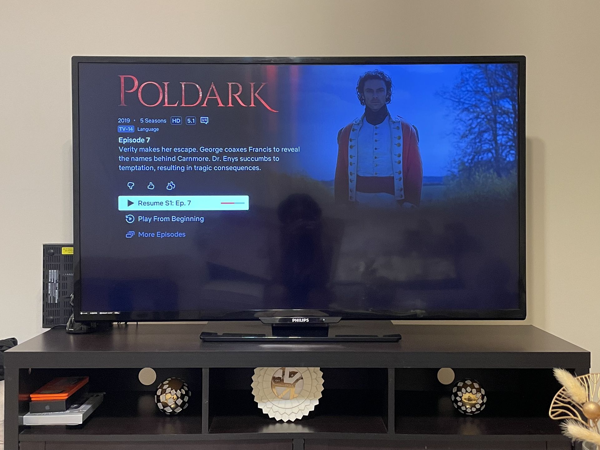 55” Phillips Smart TV 4K Ultra HD