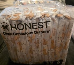 Brand New Honest Diapers Size 5