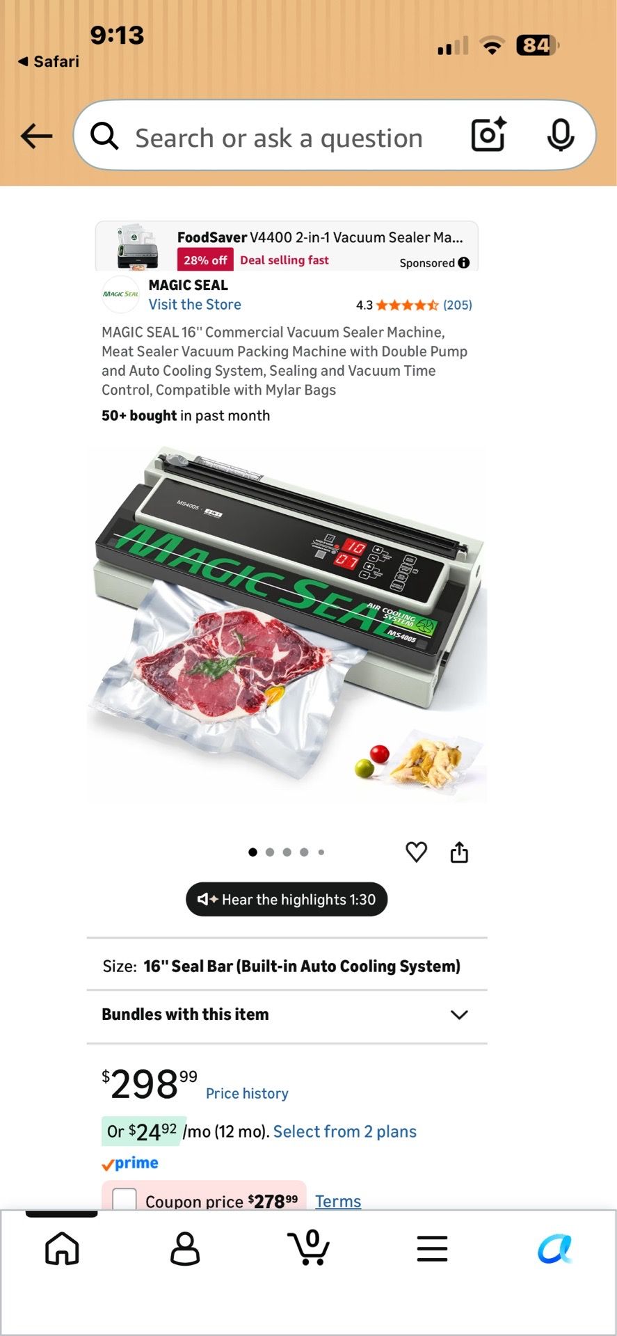 Magic seal MS 400