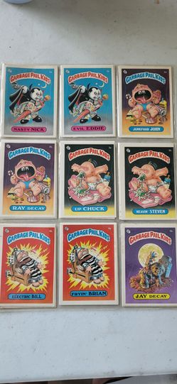 Garbage pail kids cards