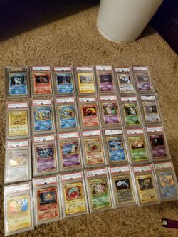 Pokemon Cards All Japanese And All Graded