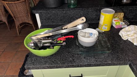 Dishes and pans