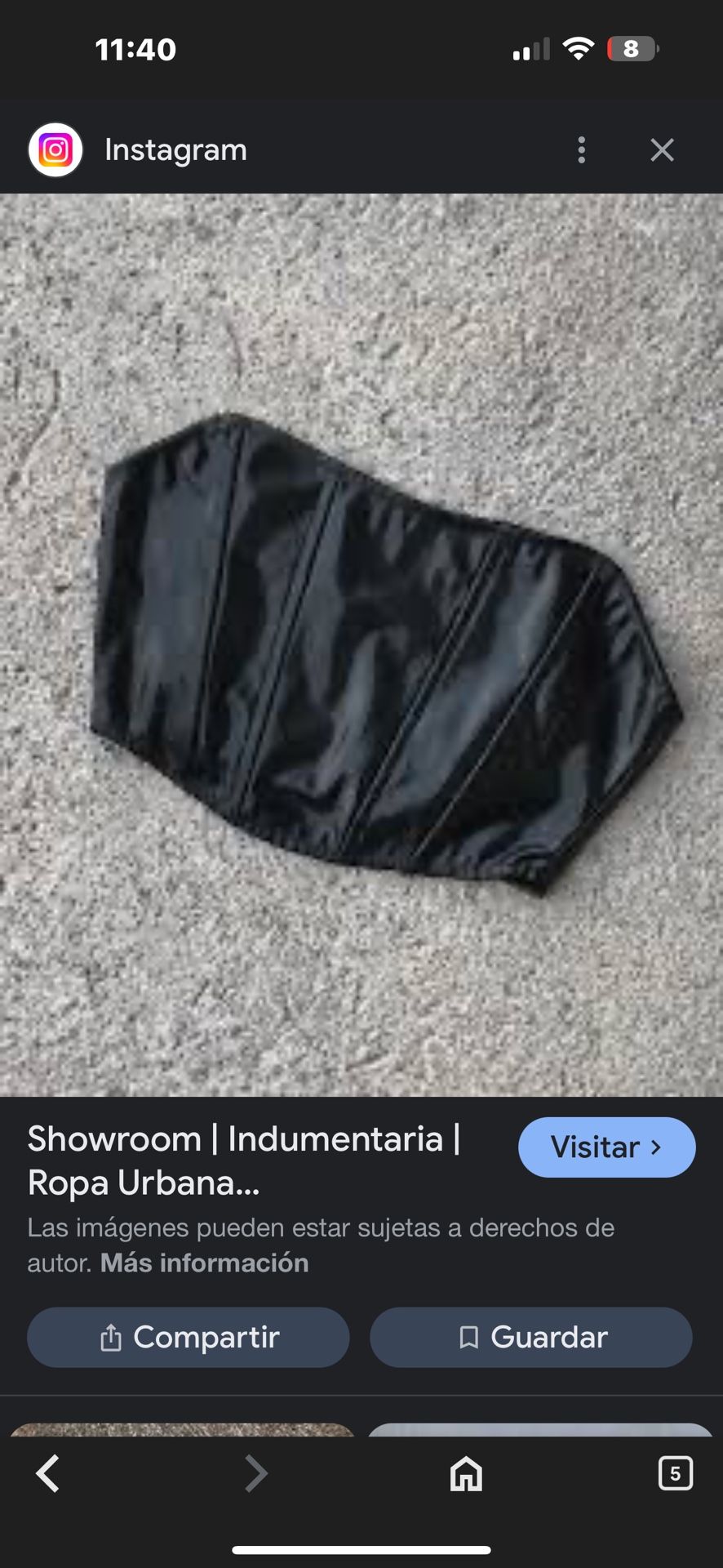 Small corset Black Zippered Belt