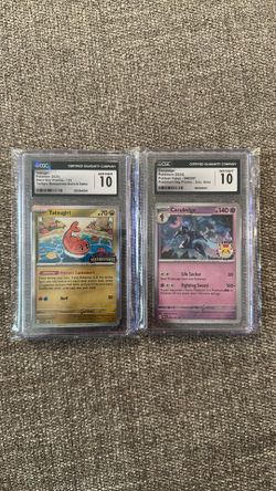Pokemon (CGC 10) Slabs bundle both for $65