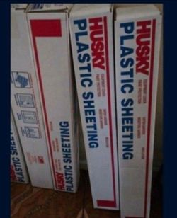 4 husky Plastic sheeting