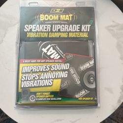 Boom Mat Vibration Dampening Material And Speaker Baffles