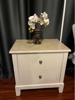 White large night stand