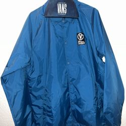 Vans Torrey Windbreaker Military Snap Button Jacket & SnapBack Hat Size XL