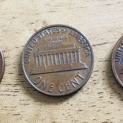 1963,1968,1969 D Penny 