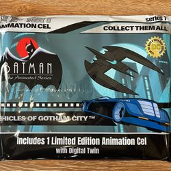 Pop Art Batman Animated Series Animation Cel Series 1 Vehicles of Gotham City