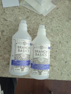Branch Basics refillable Laundry bottle 32oz each