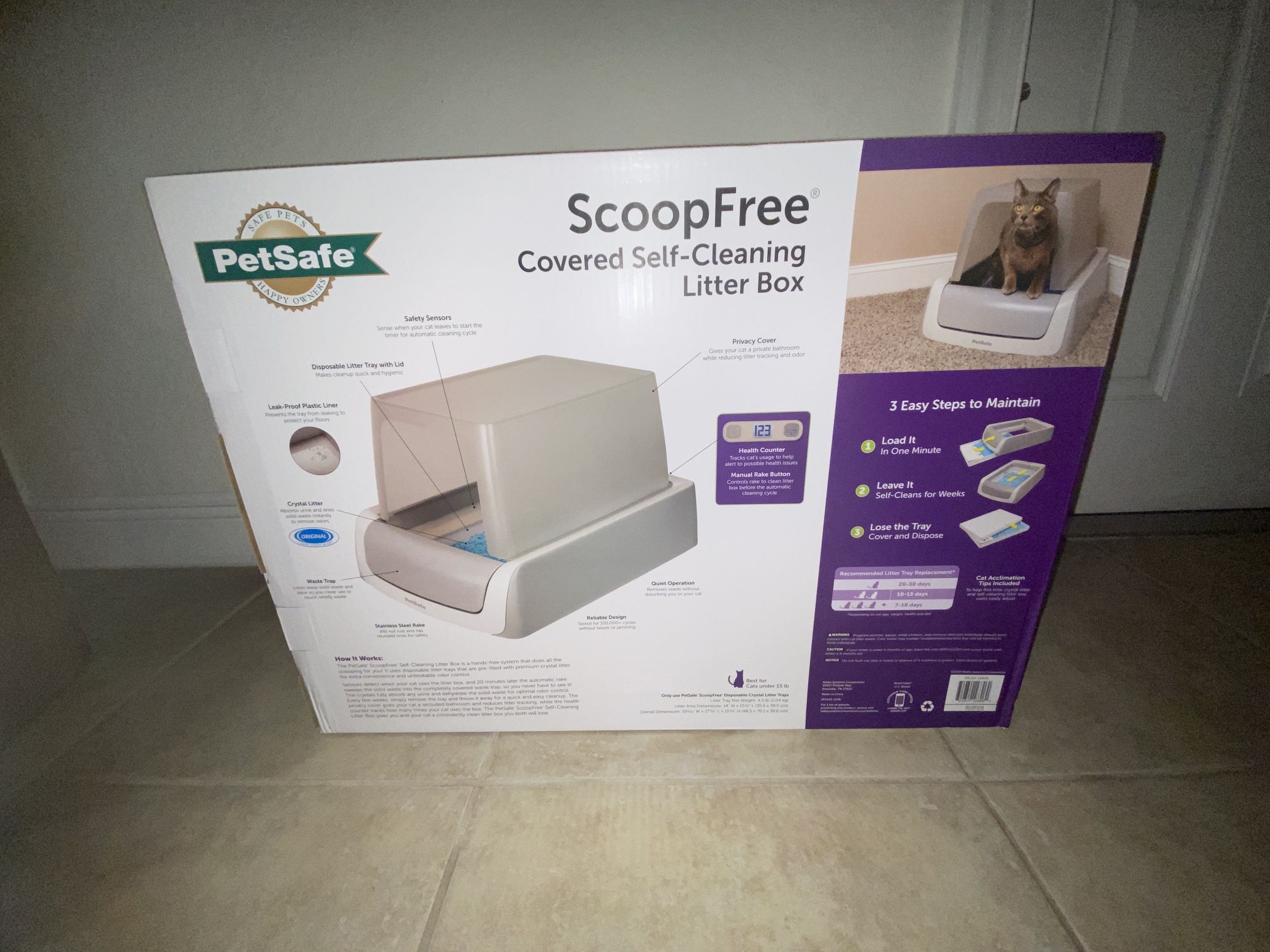 NEW Self Cleaning Litter Box 