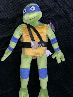 🐢 Teenage Mutant Ninja Turtles Mutant Mayhem Leo Pillow Kid's Buddy 24" NEW