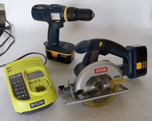 Ryobi Drill and Circular Saw