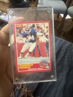 1989 Score #211 Thurman Thomas PSA Near Mint-Mint 8