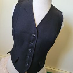 Equestrian Correct Riding Apparel Black Vest 