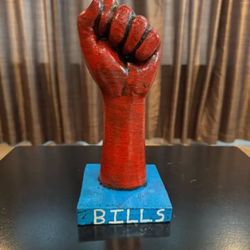 The Bills Fist  Pump Statue