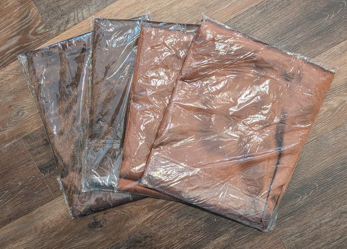 4 Satin Tableclothes 60" x 102"