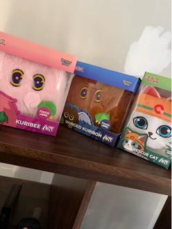 Yugioh Plush Deck Box Kuriboh, Rescue Cat, Pink Kuriboh