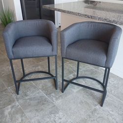 LueBona Jessica Series, From Home Depot, Modern Counter Barstools, 26" Seat Height, Set of 2