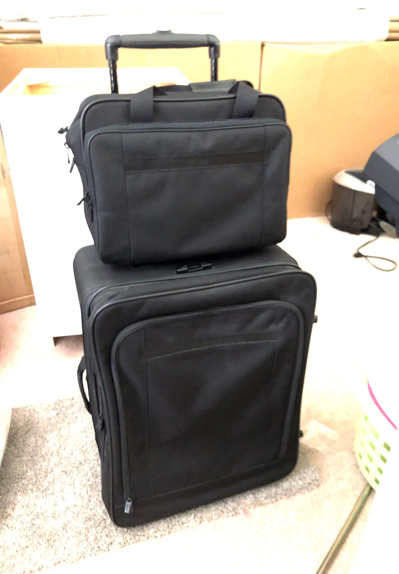 Hartman luggage with garment bag