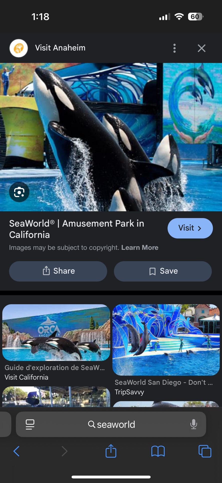 Seaworld Tickets