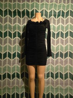 New Black Dress F21 Size Small Stretch 