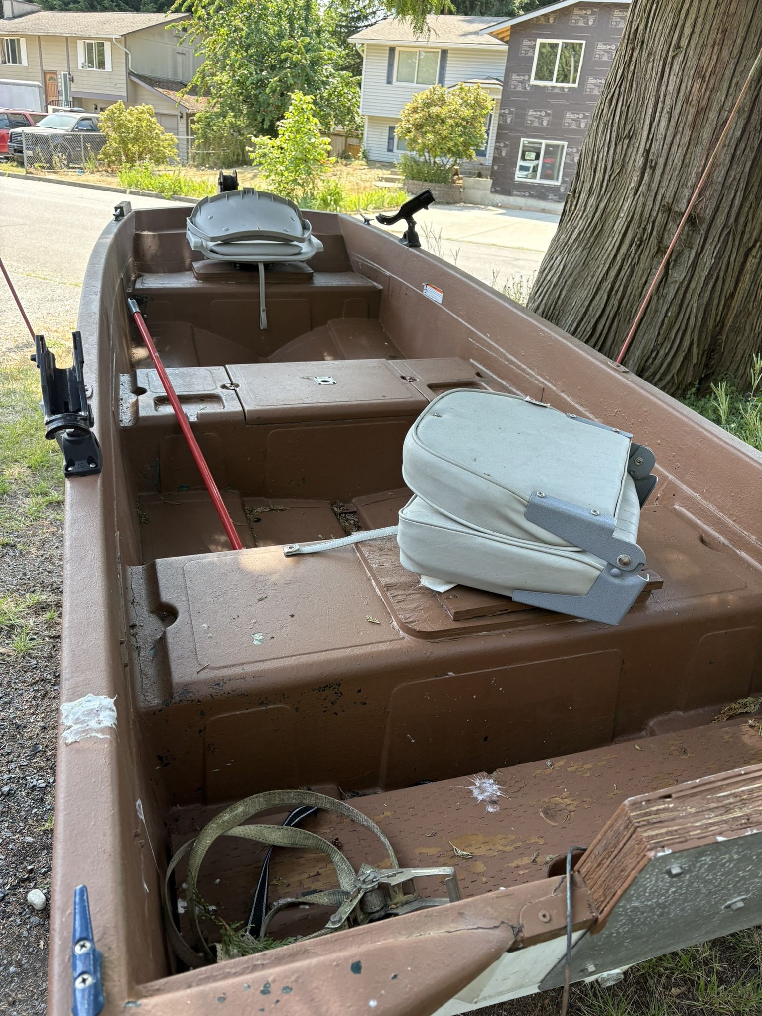 12 Foot Fiberglass Game Fisher Boat