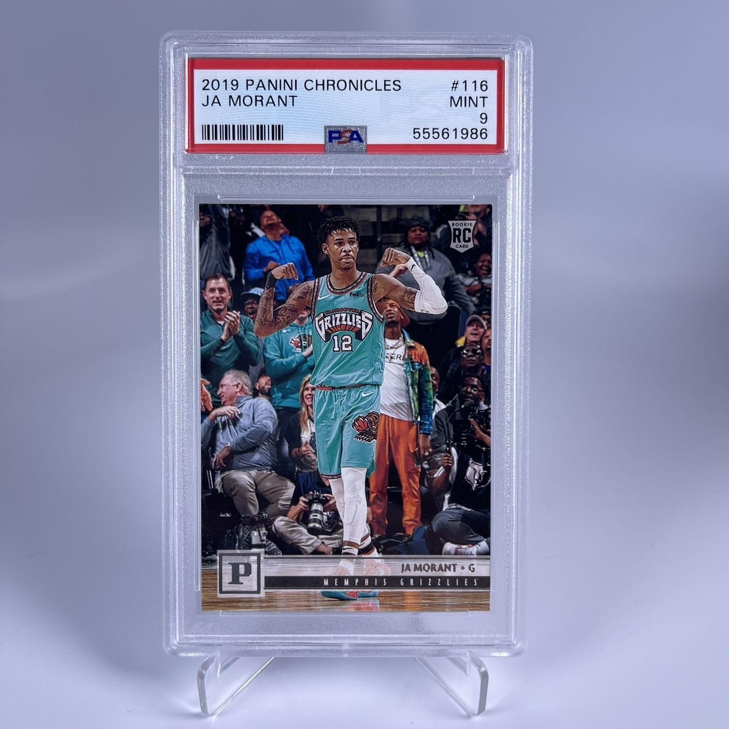 Panini Ja Morant MINT PSA 9 Rookie Card Young Dolph Key Glock for