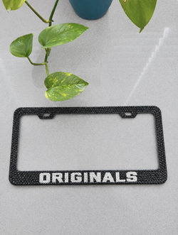Handmade Rhinestone “ORIGINALS” License Plate Frame