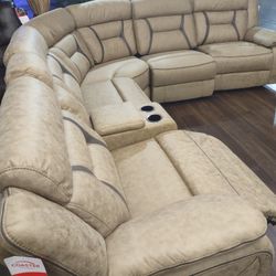AUTOMATIC RECLINING SECTIONAL SOFA SET 