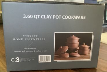 3.6 Qt Terracotta Clay Pot Cookware