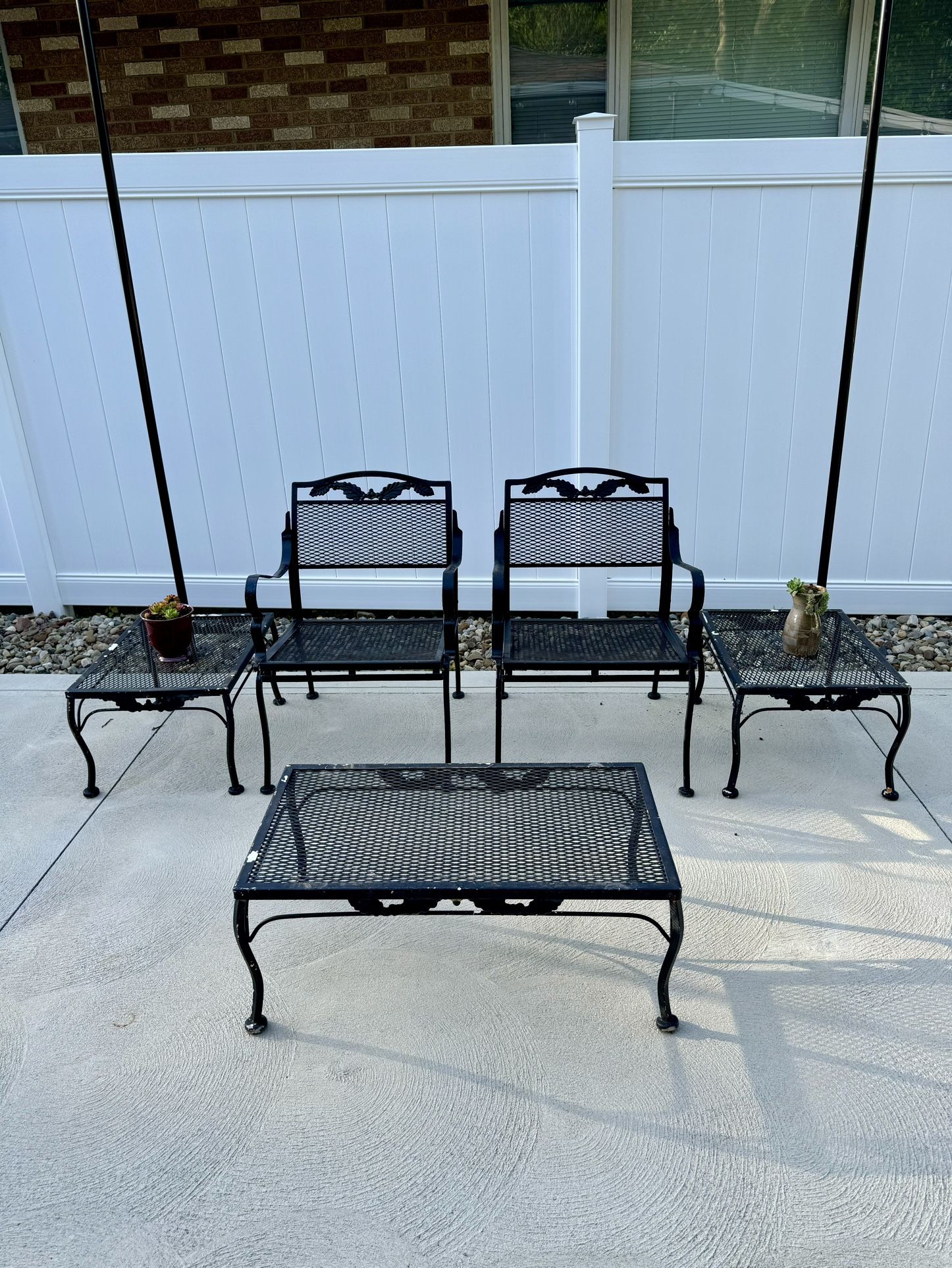 Wrought Iron Patio Set