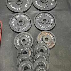 Olympic Weight Plates 255lbs