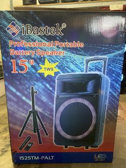 15” Bocina Recargable Bluetooth
